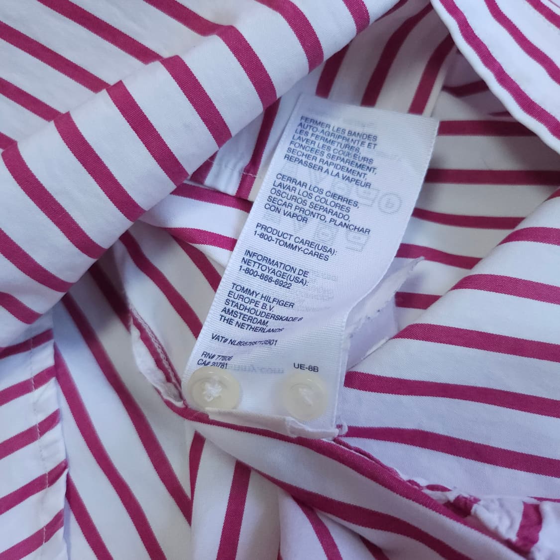 타미힐피거 셔츠 남방 남여스트라이프 100-105 상품이미지8