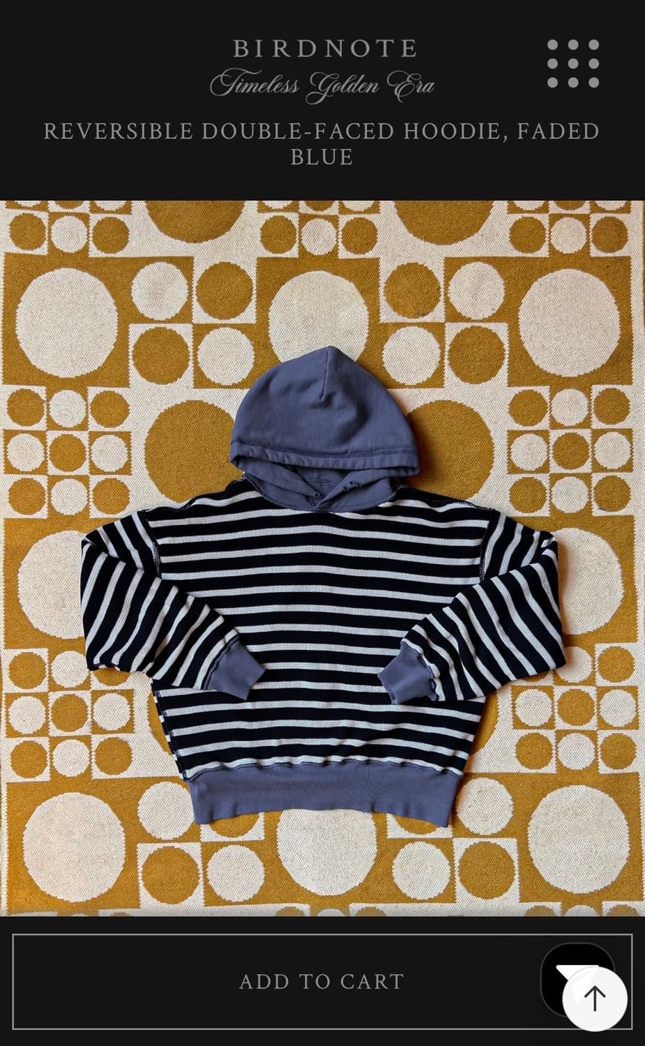(44) 버드노트 리버서블 후드 페이드블루 상품이미지4