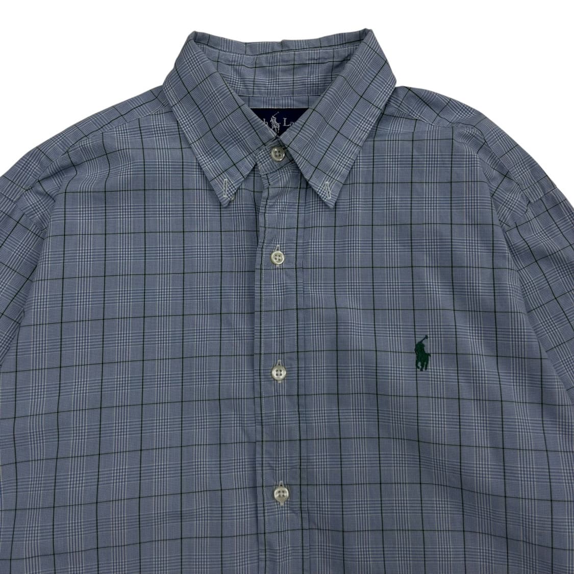 폴로 랄프로렌 딥그린포니 베이비소라 체크 셔츠 M 상품이미지4
