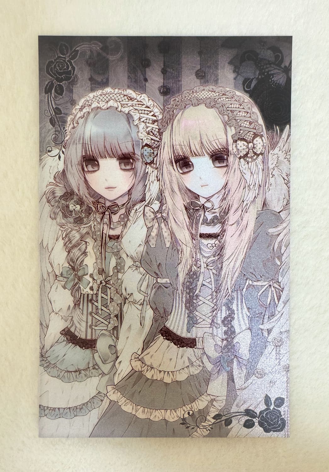 [rubyrinth] 사일런트 엔젤 엽서 - 미루&시루 상품이미지2