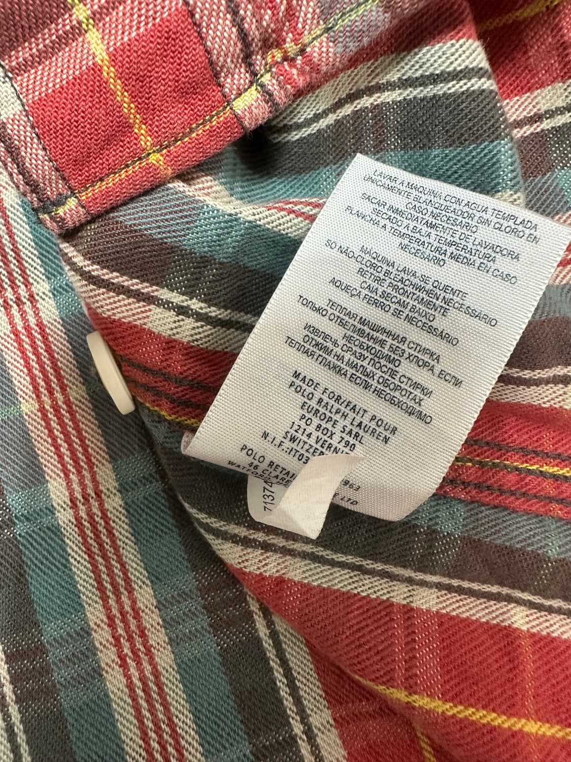 더블알엘 RRL 플란넬 체크 셔츠 상품이미지7