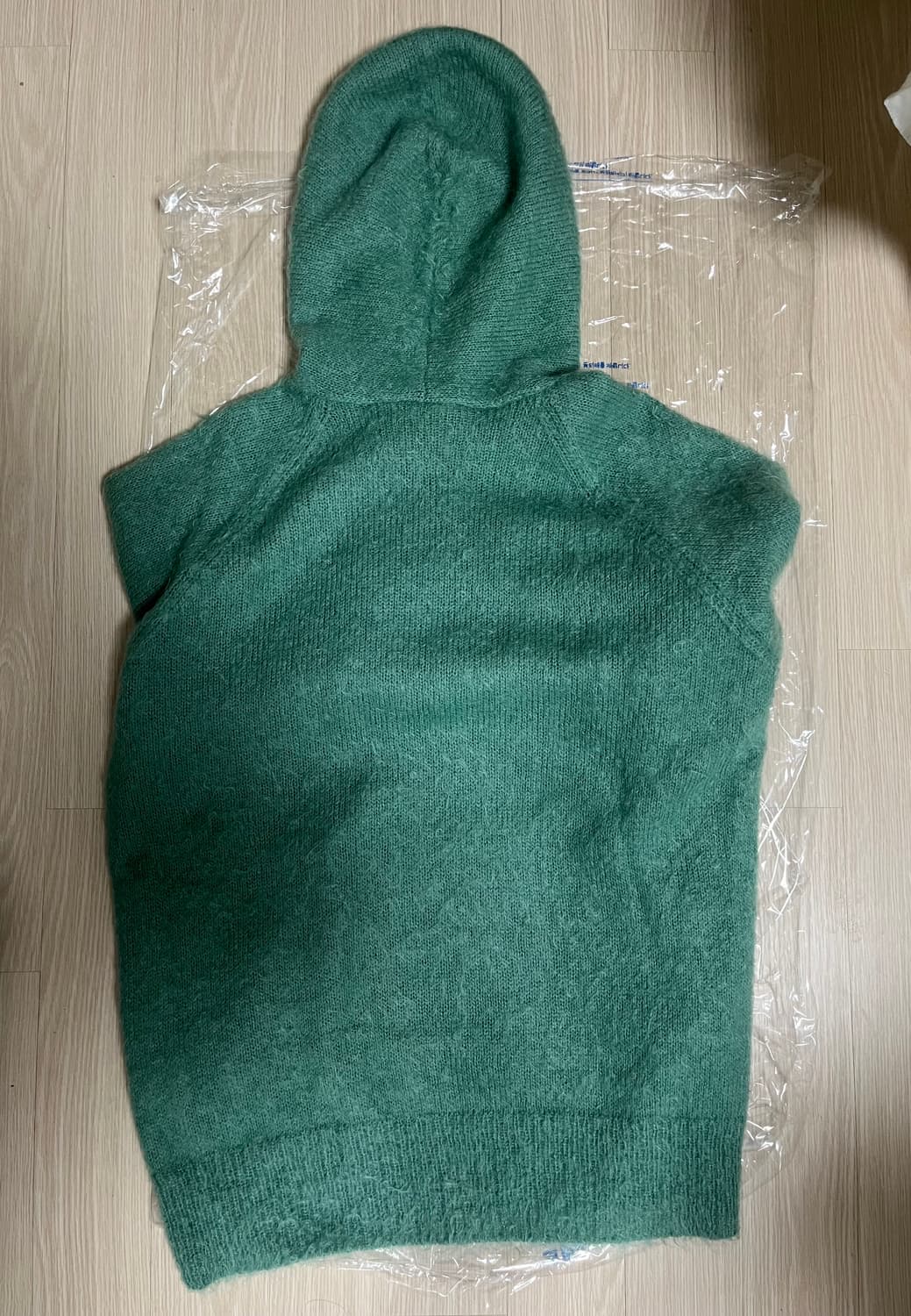 BRUSHED SUPER KID MOHAIR KNIT HOOD 상품이미지4