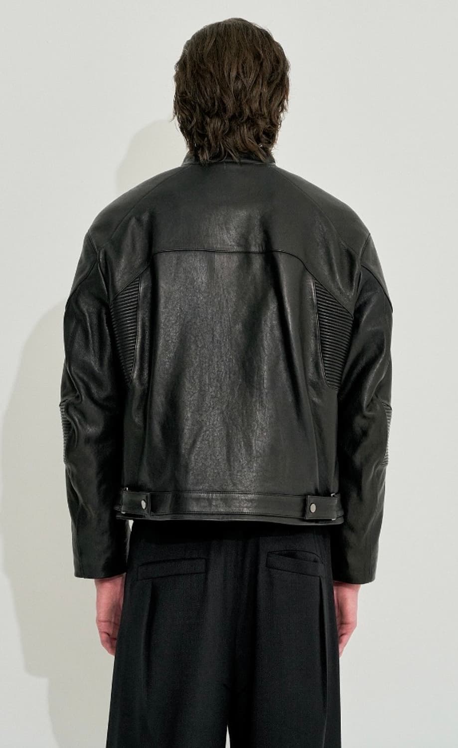 시스템 옴므 램스킨 바이커 재킷 상품이미지10