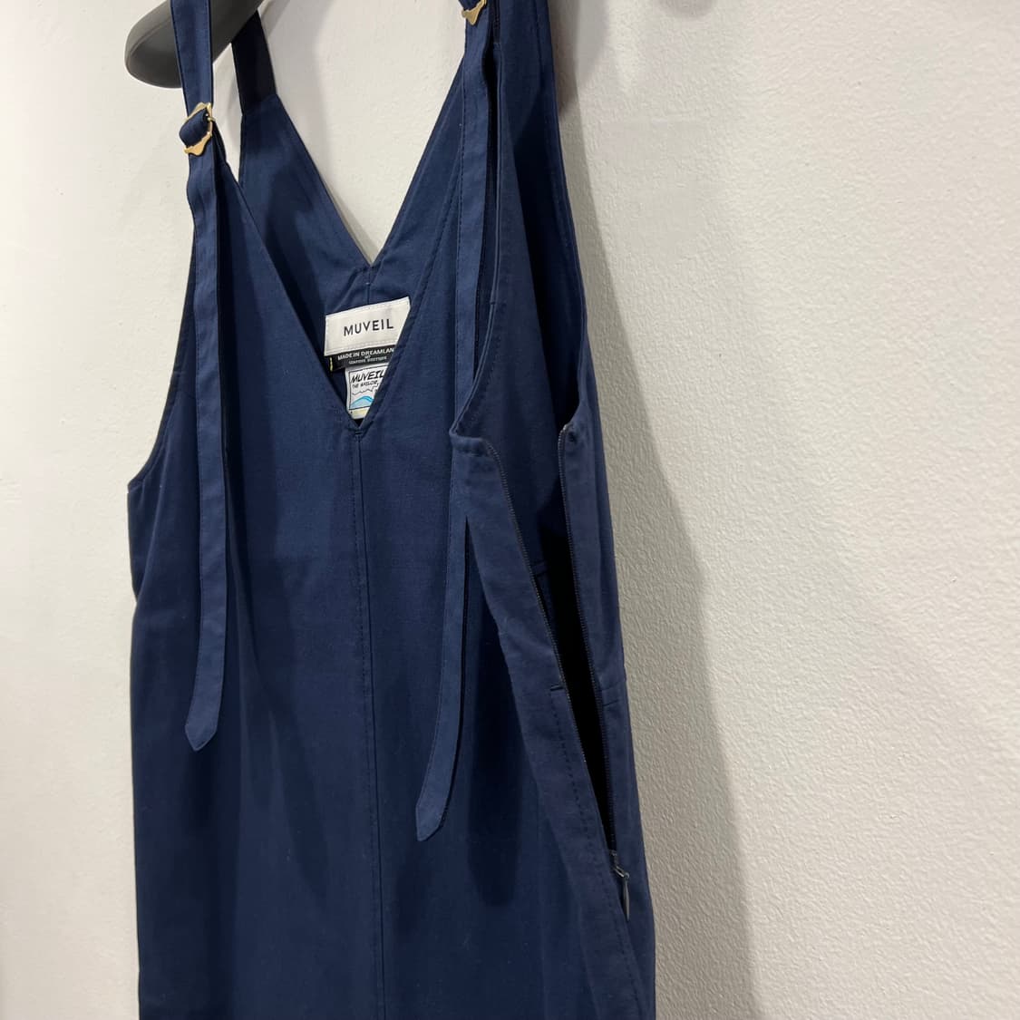 MUVEIL 뮤베르 오버롤 스커트 상품이미지4