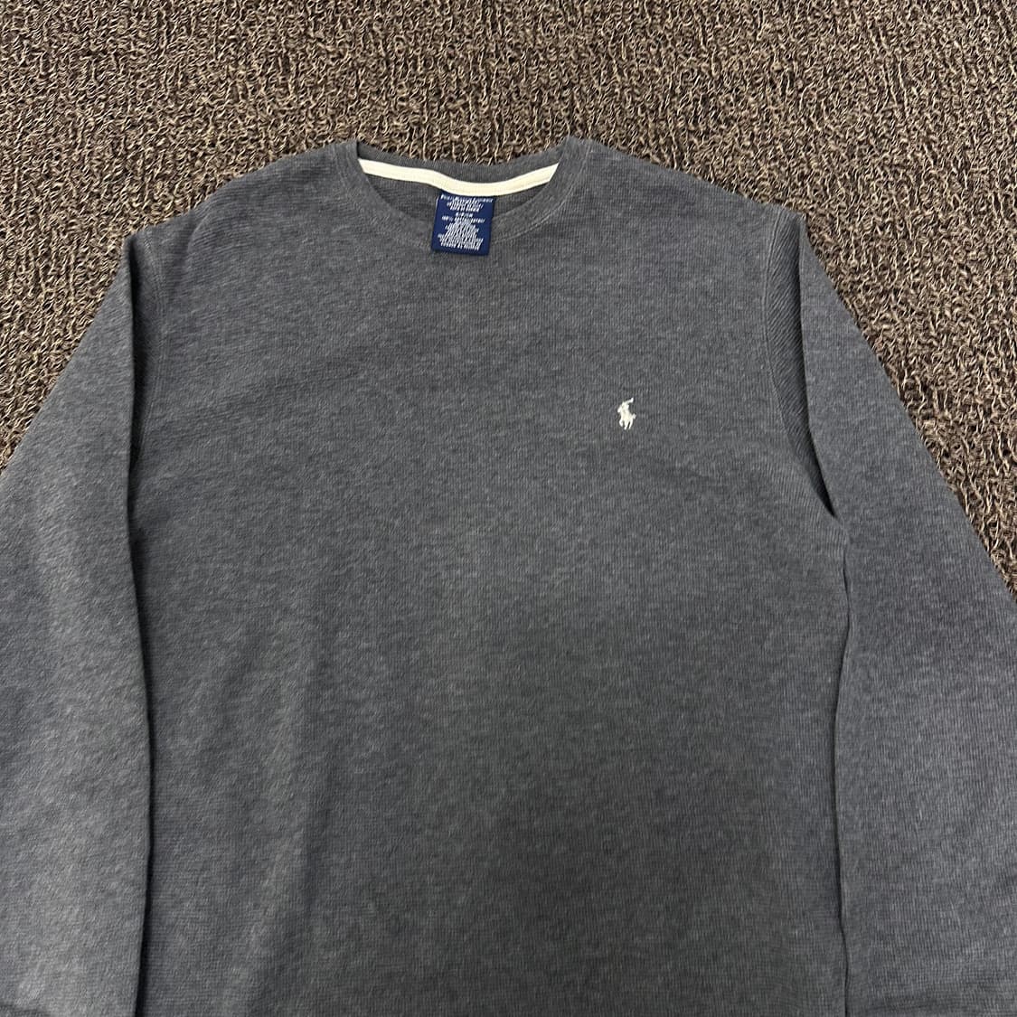 POLO 폴로 랄프로렌 와플 니트 긴팔티셔츠 S 상품이미지2