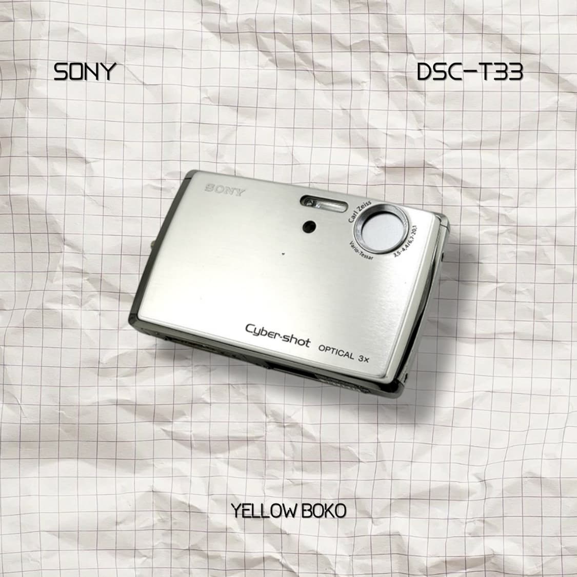 [신상품] SONY 소니 사이버샷 DSC-T33 레트로 디지털 카메라 상품이미지1