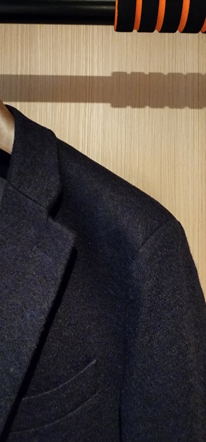 (간절기용)유니클로 네이비 모직 자켓 L 상품이미지3