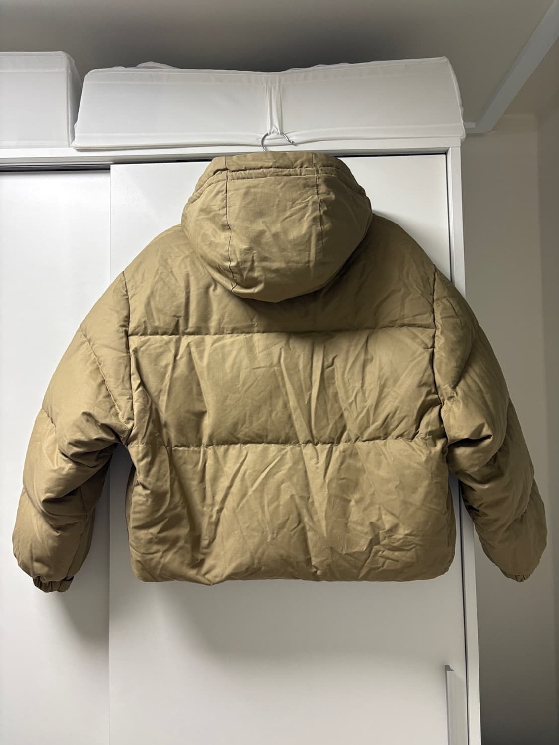 낫띵리튼 페블 크롭 푸퍼 패딩 베이지 상품이미지6