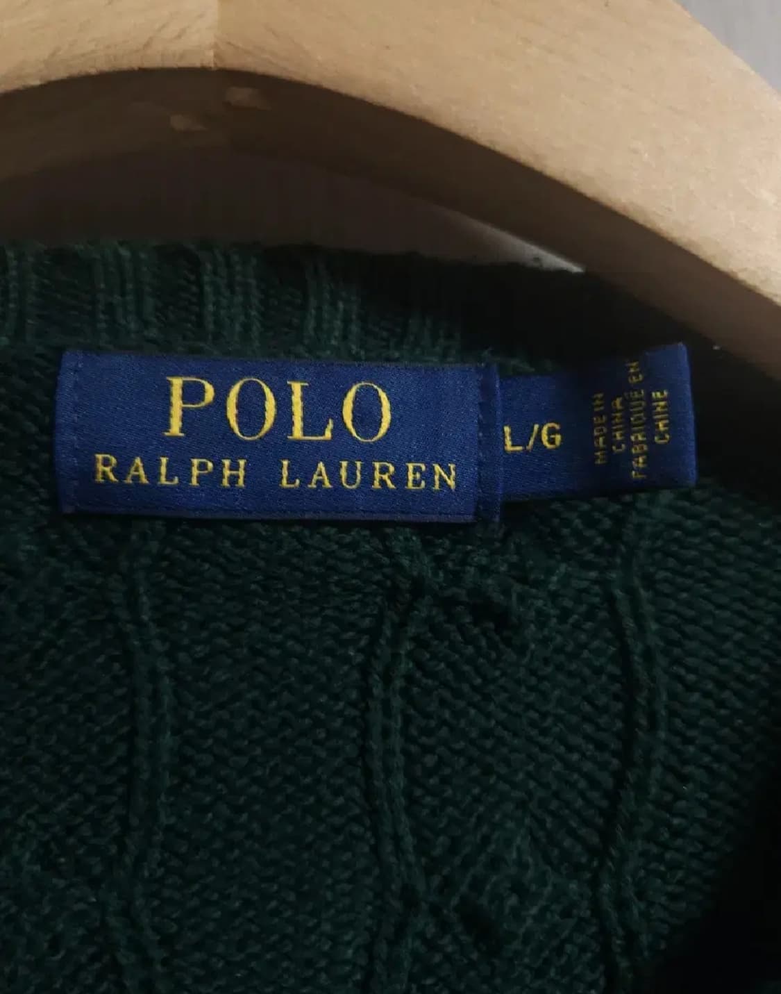 폴로 랄프로렌 꽈베기니트, L 상품이미지3