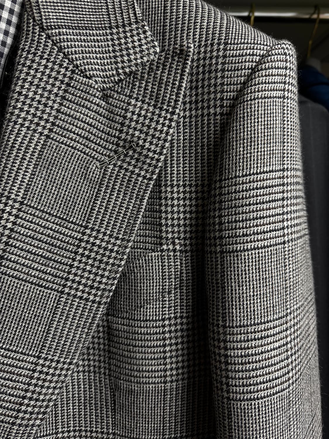 (새상품,강추👍)톰포드 아티쿠스 레더 프린스웨일 블레이져 자켓 코트 상품이미지2