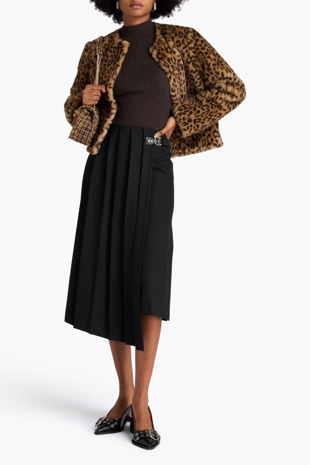 Maje 플리츠 스커트 상품이미지1