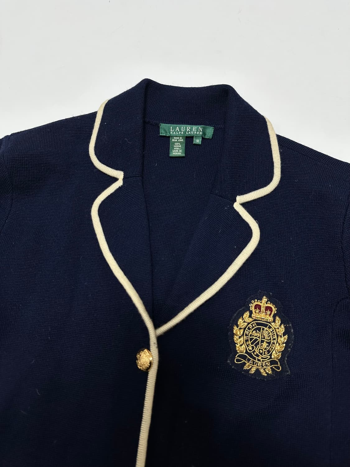 폴로 랄프로렌 네이비 니트 자켓 상품이미지3