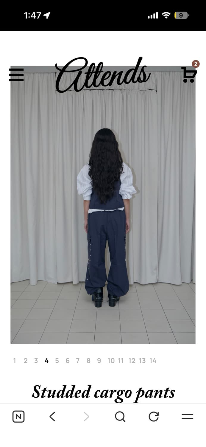 어텐즈 스터드 셋업 상품이미지3