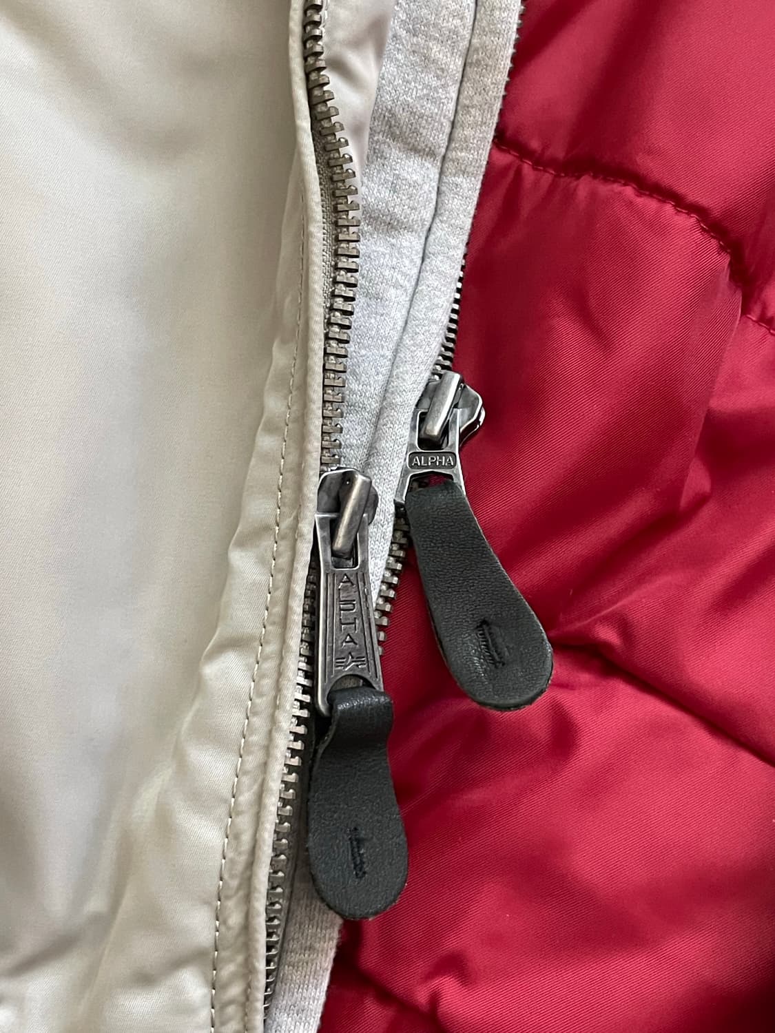 알파인더스트리 MA-1 항공 점퍼 자켓 건메탈 실버 상품이미지7