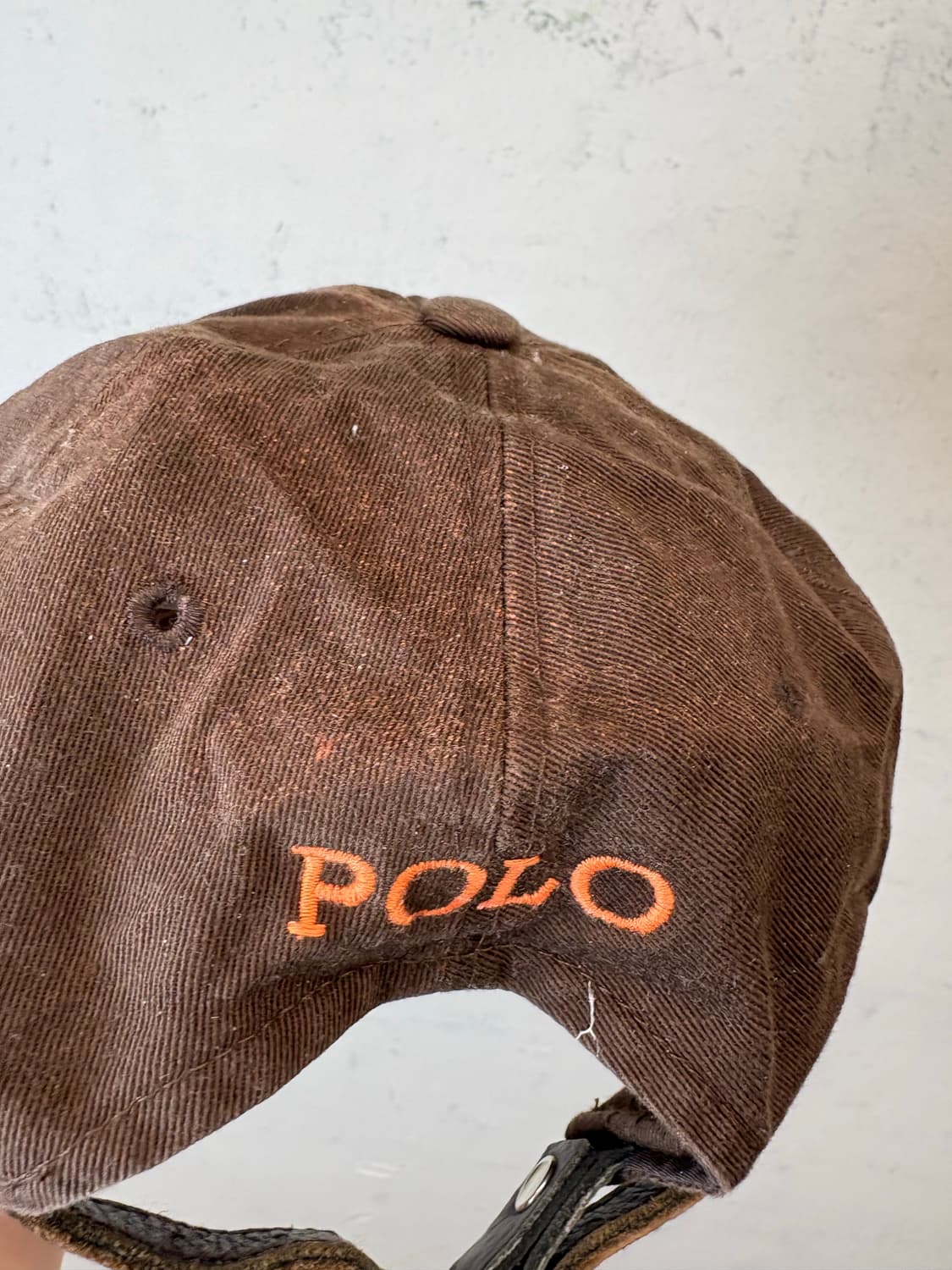 폴로랄프로렌 빈티지 브라운 볼캡 상품이미지7