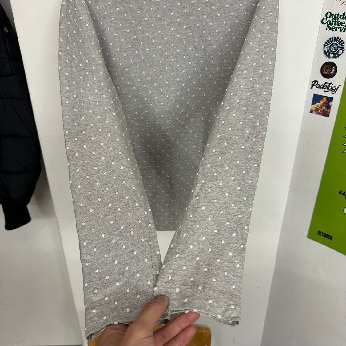 아워레가시 자카드 도트 롱슬리브 상품이미지3