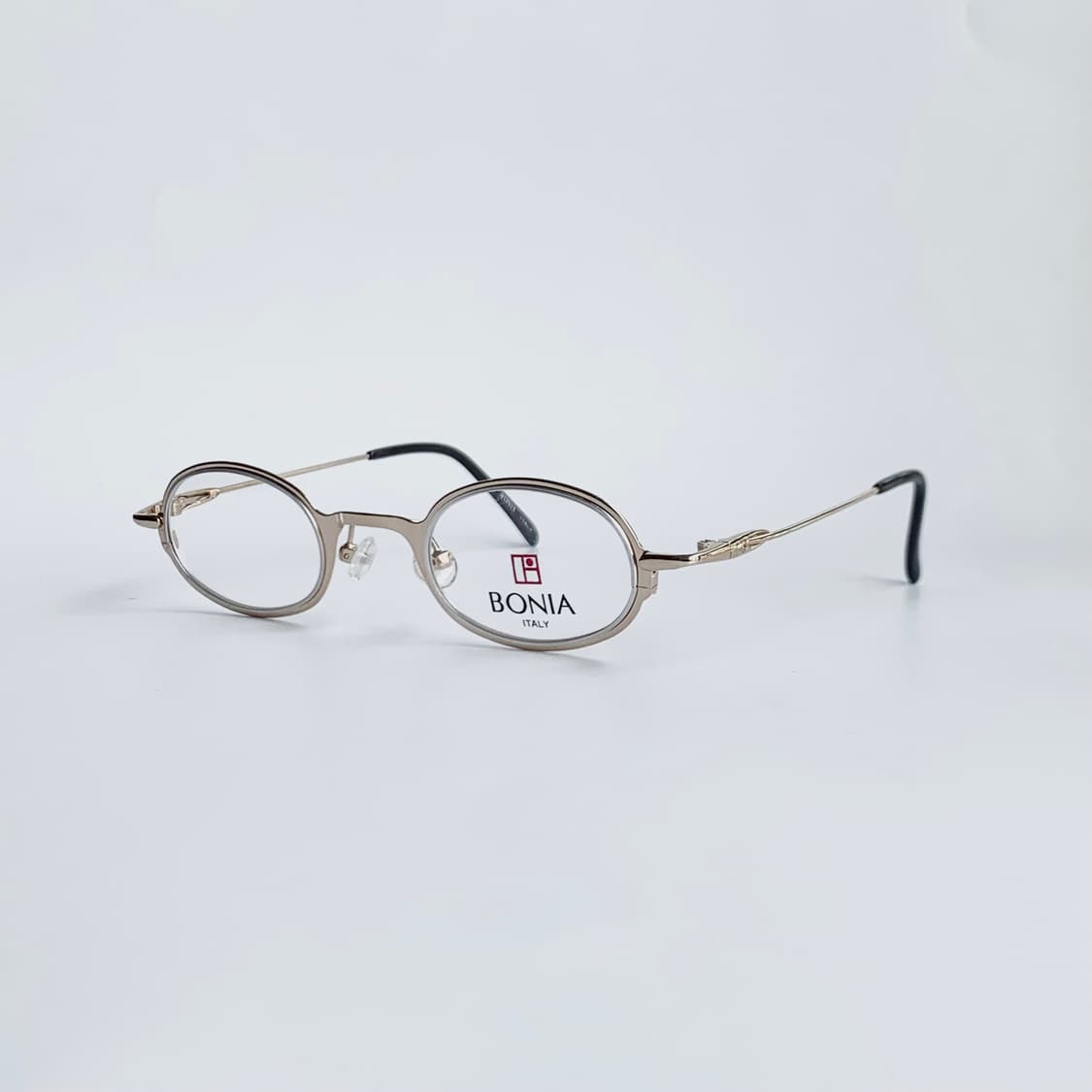 [픽키-713] 보니아 BONIA 빈티지 메탈 골드 안경테 데드스탁 상품이미지2