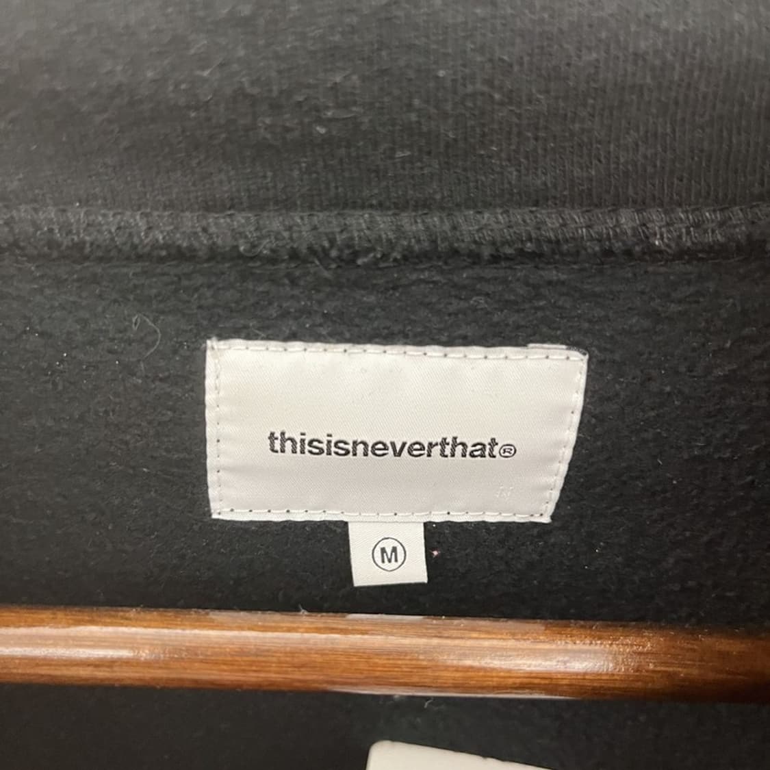 디스이즈네버댓 오버핏 약기모 반집업 스웻셔츠 맨투맨 100 C05735 상품이미지5