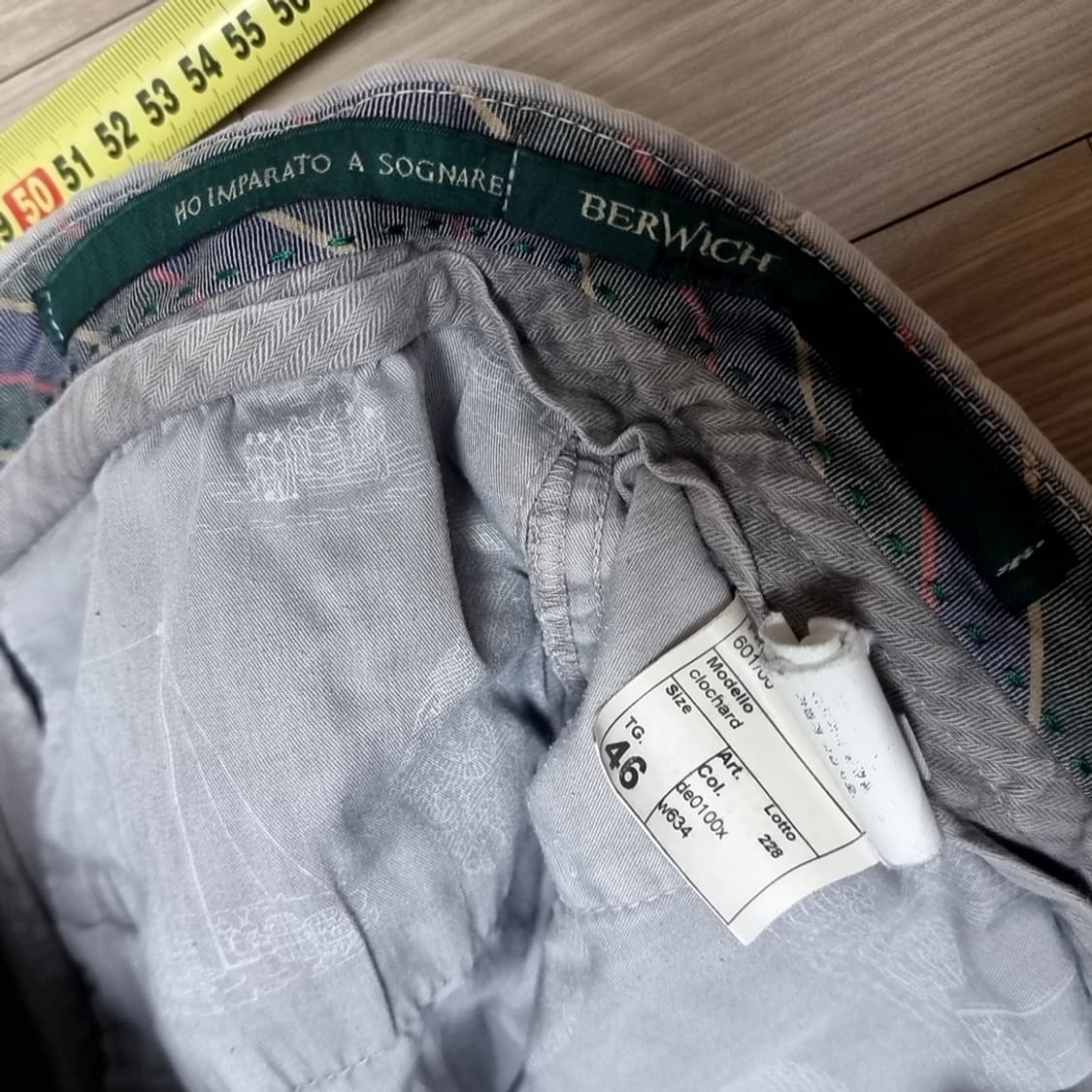 베르위치 코튼 팬츠 그레이 롤업 면바지(33) 상품이미지10