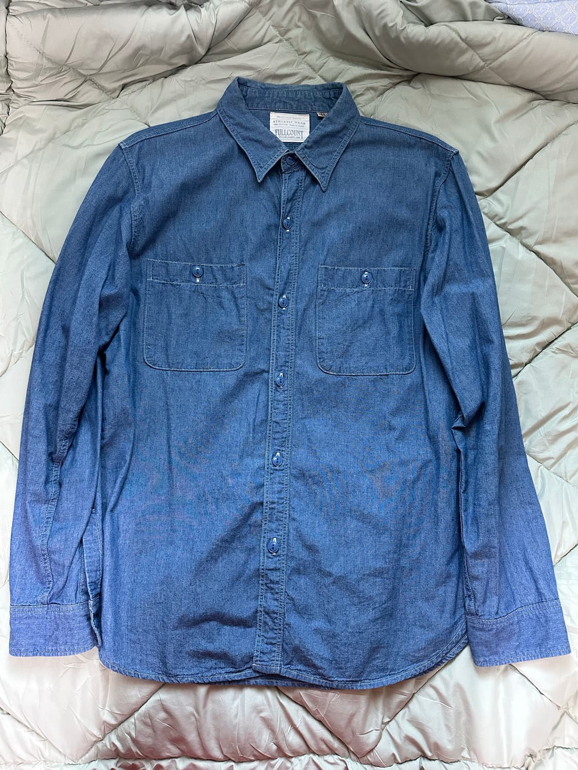 풀카운트 샴브레이 셔츠 44사이즈 상품이미지1