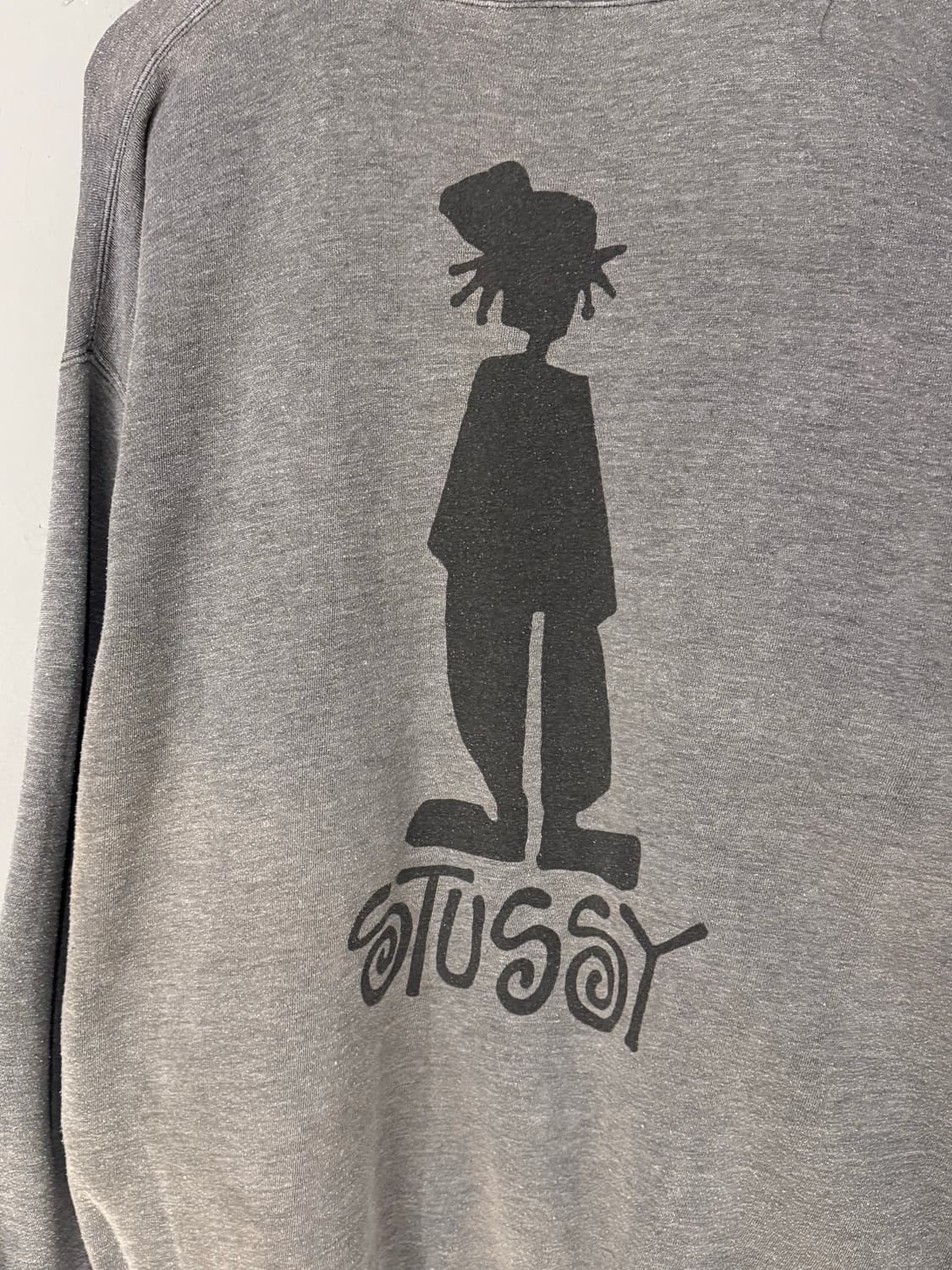 90s 올드 스투시 쉐도우맨 스웻셔츠 상품이미지2