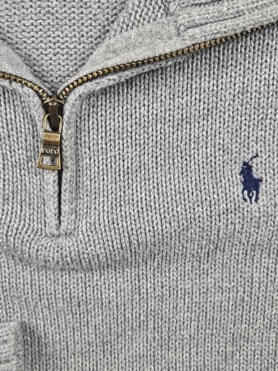 폴로랄프로렌 하이넥 베이직 하프 니트 집업 ( L ) / 10661 상품이미지7