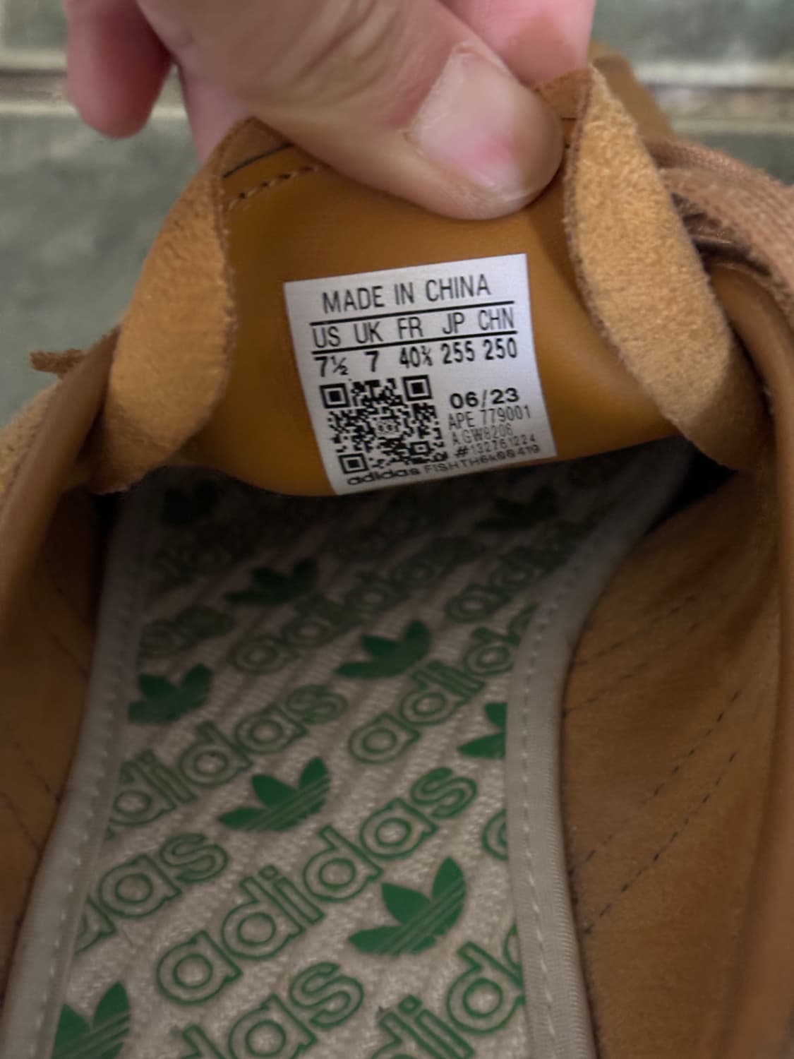 아디다스 토바코 그루엔 메사 브라운 255mm 상품이미지6