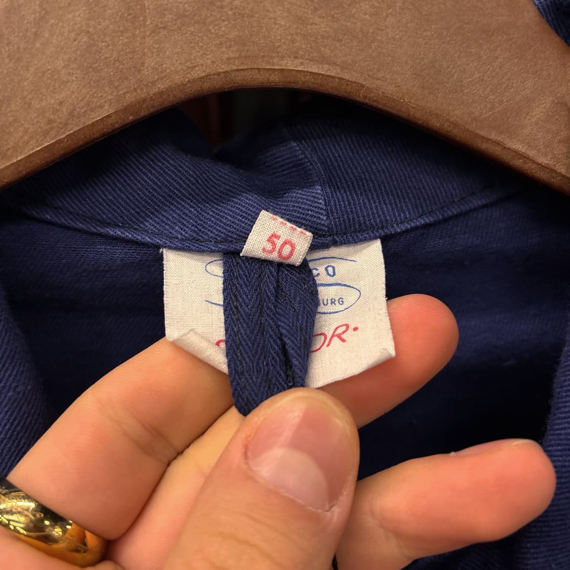 60~70s esteinco 독일생산 샌포라이징 프렌치 워크자켓 N711 상품이미지8