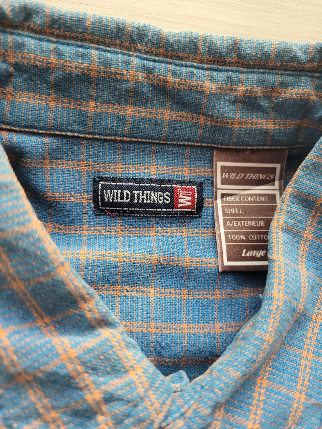 와일드띵스 코튼 헌팅 체크셔츠 상품이미지4