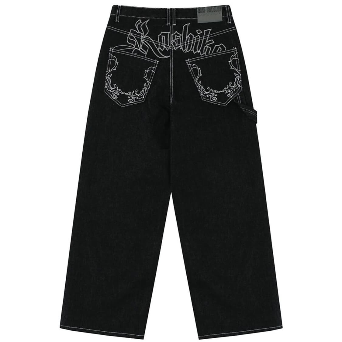 카시코 논페이드 데님 블랙 상품이미지1