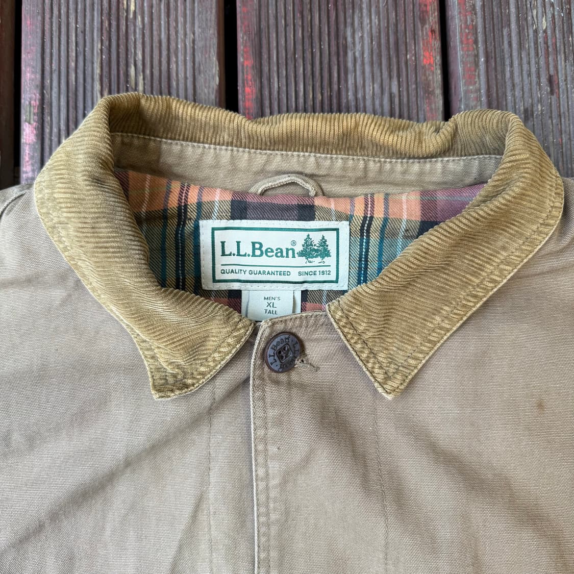 LLBean 베이지 초어자켓 상품이미지3