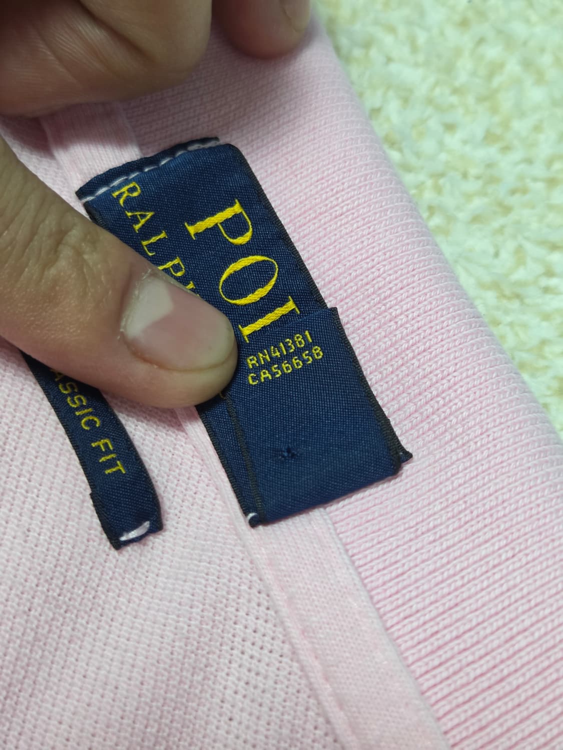 [폴로 랄프로렌] 클래식 핏 스몰 포니 피케 반팔 셔츠 | S00137 상품이미지4