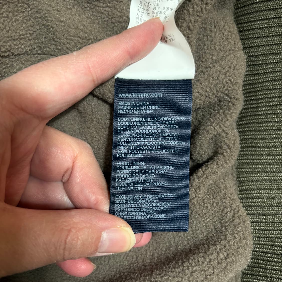 타미힐피거 브라운 퀼팅 패딩 조끼(XL) 상품이미지7