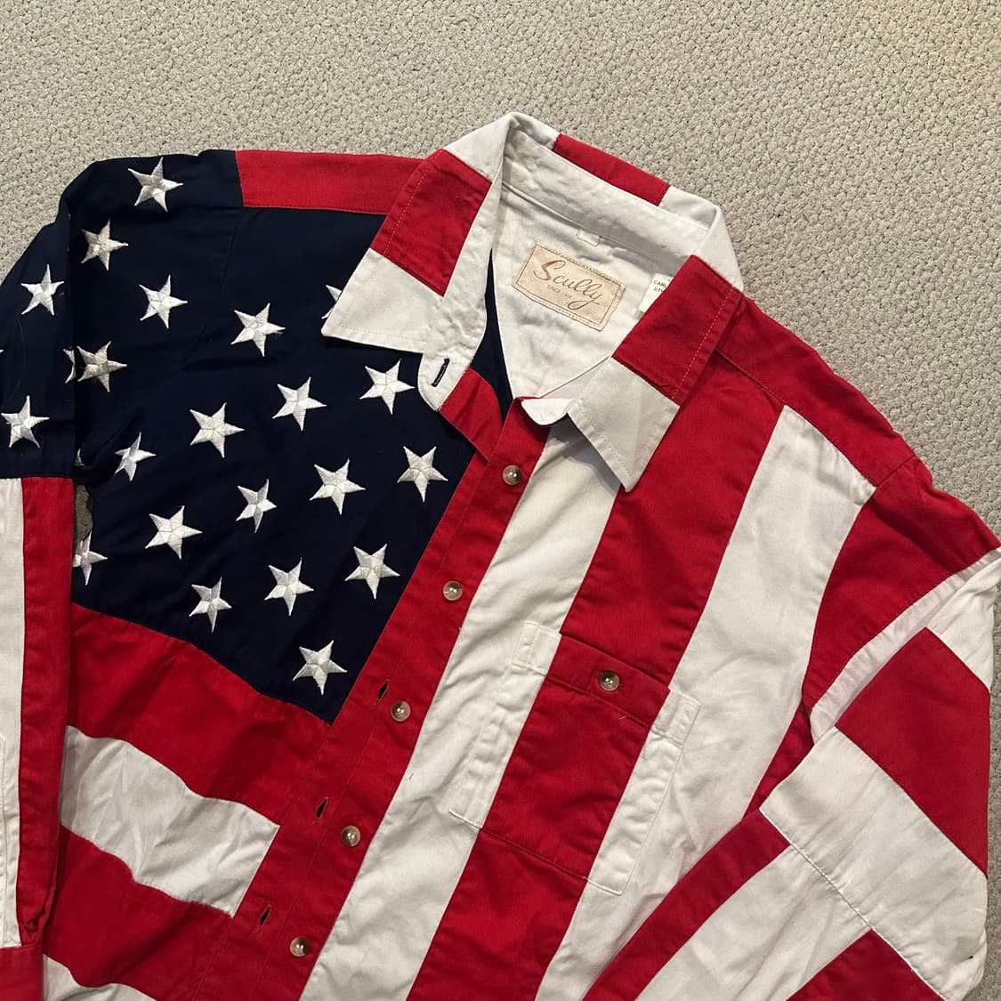 빈티지 성조기 USA Flag Shirt 셔츠 상품이미지2