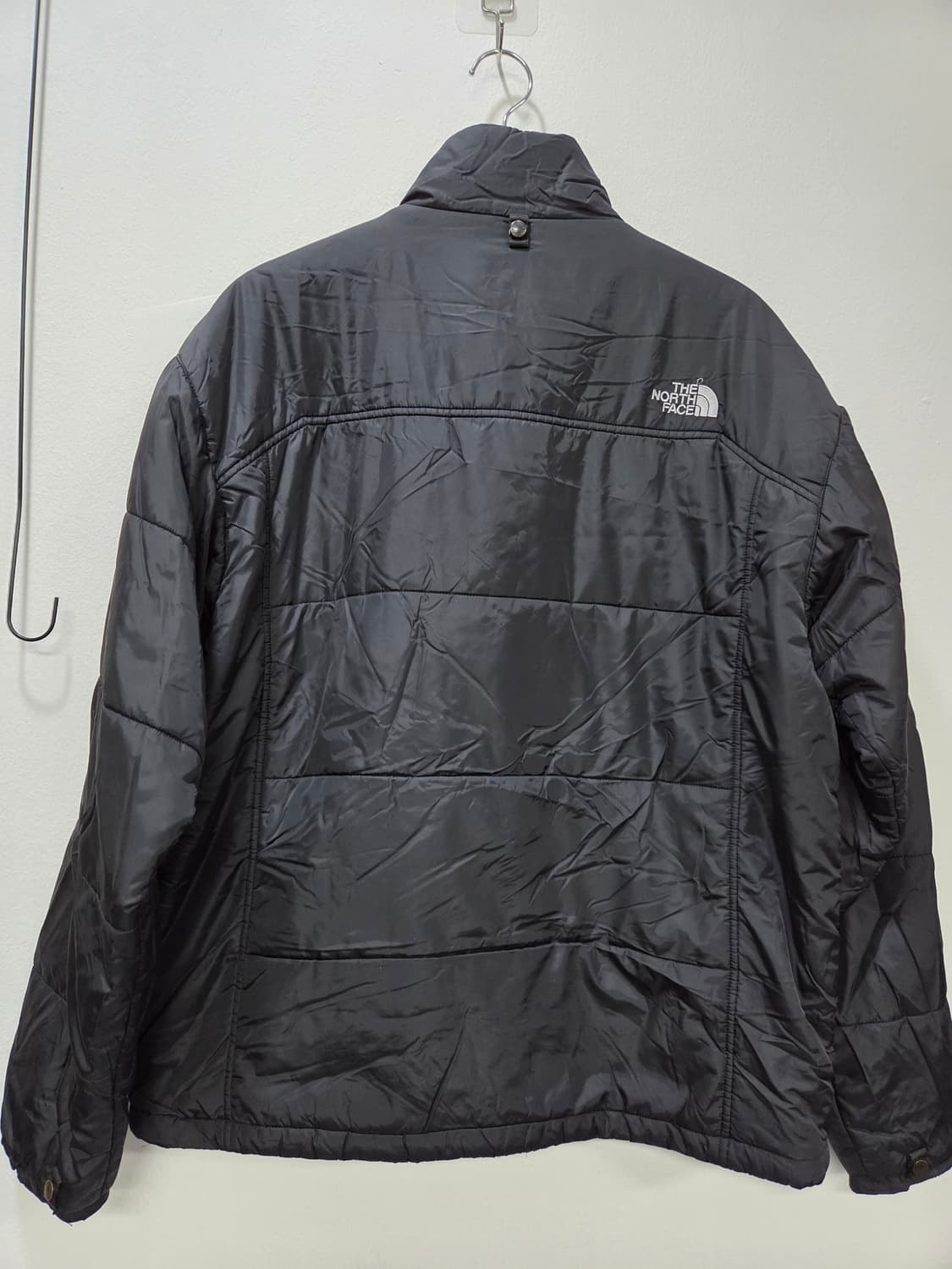 노스페이스 1211-3 블랙 폴리 패딩 점퍼 내피겸용 110 상품이미지6