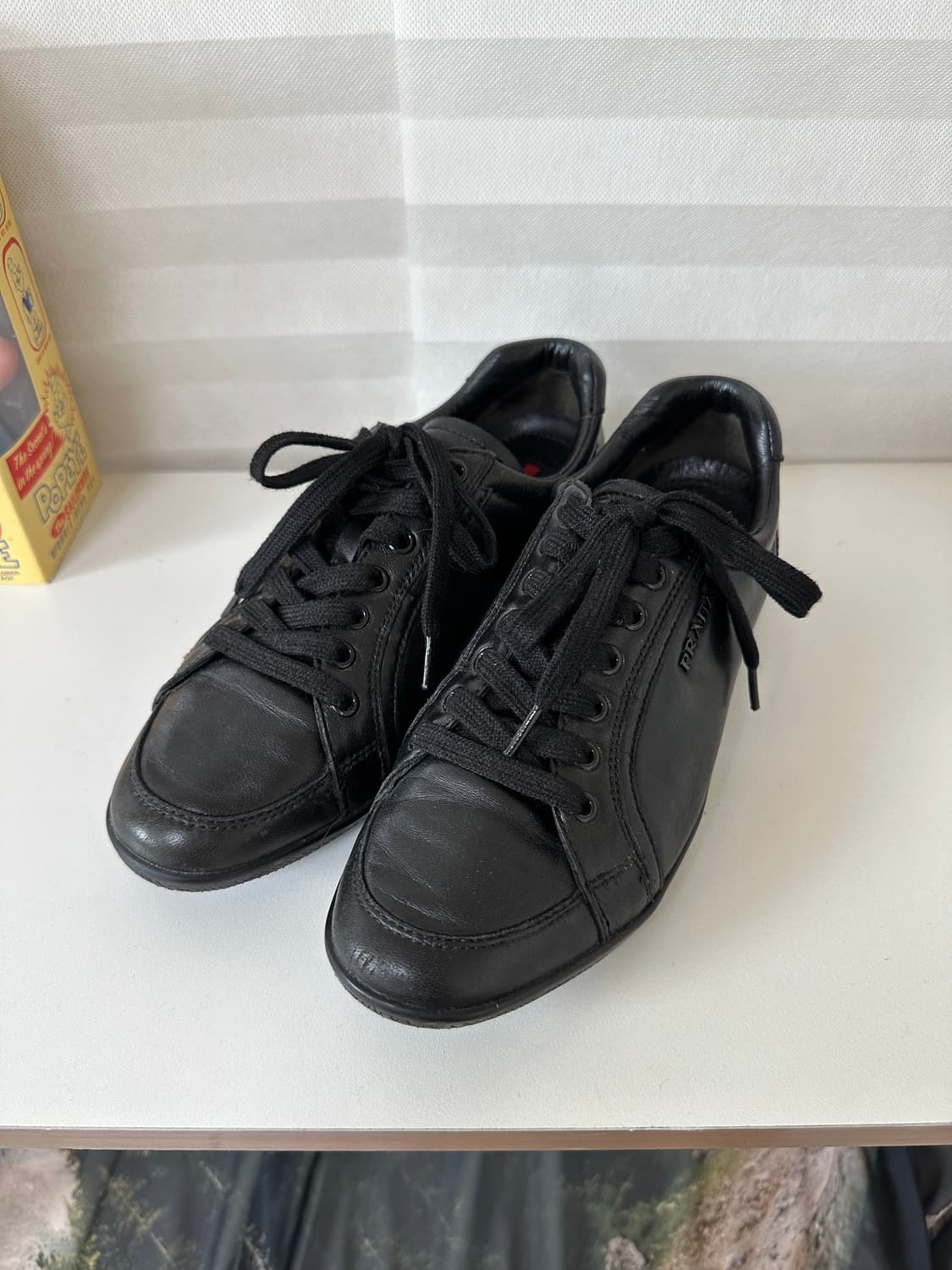 Prada Sport Leather Sneakers 상품이미지2
