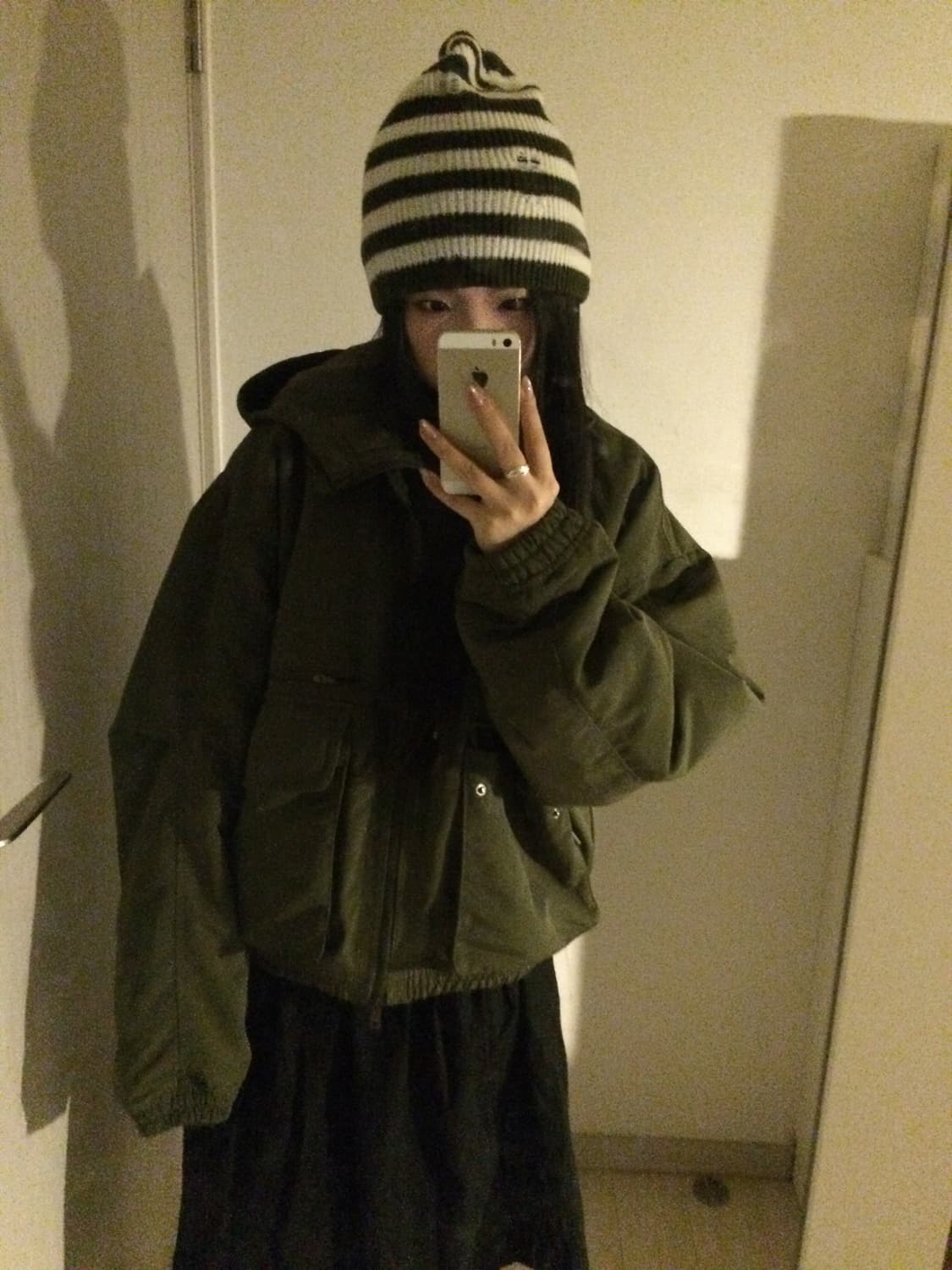 코드그라피 카키 아방 점퍼 상품이미지3