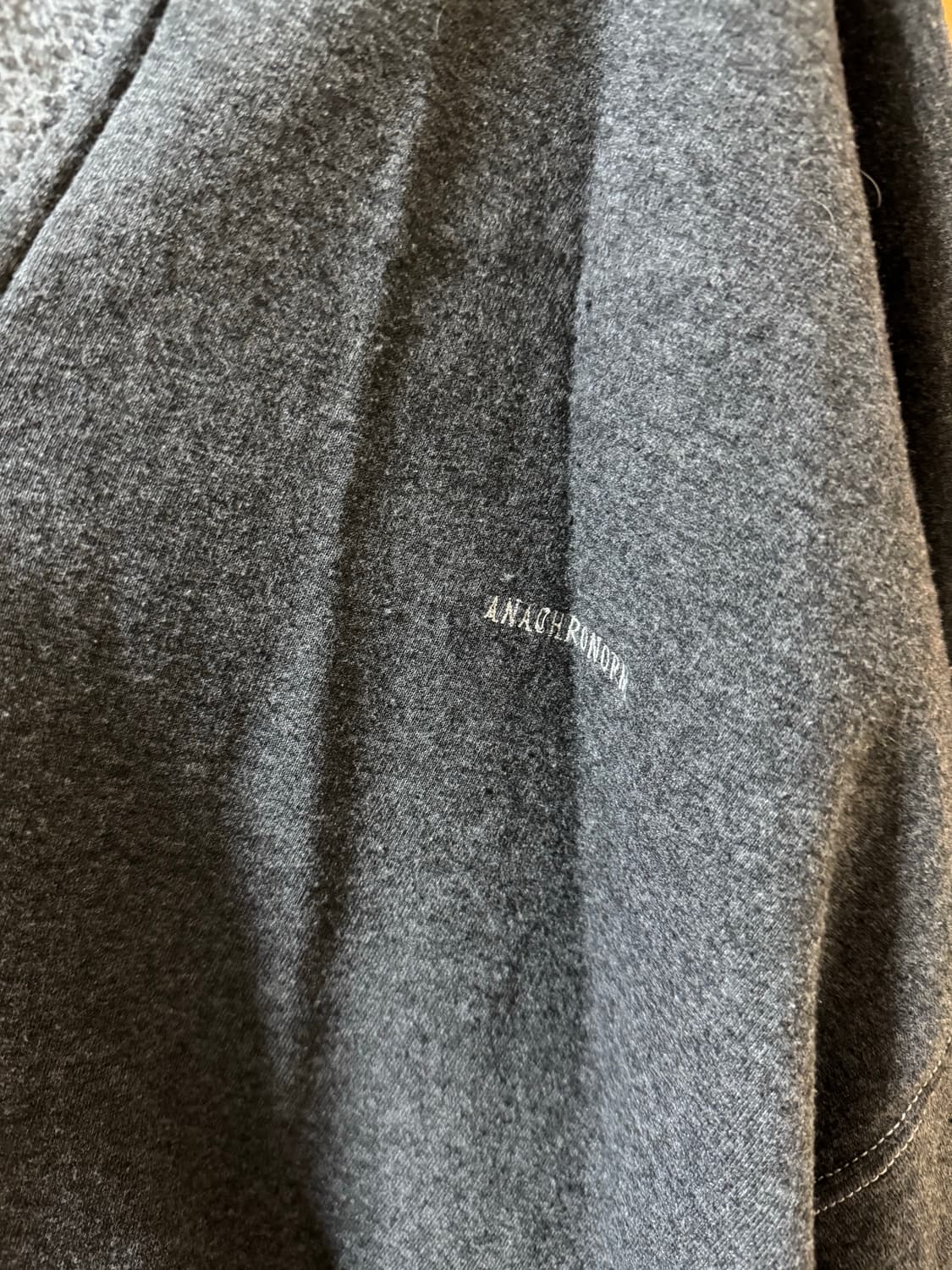 아나크로놈 회색 오버핏 후드집업 38 상품이미지3