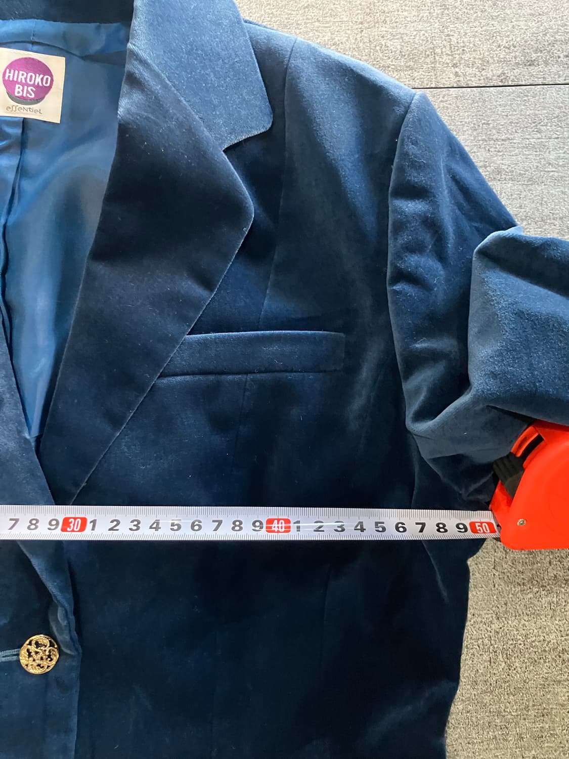 일본빈티지 Hiroko 보헤미안할메카지 벨벳자켓 상품이미지2