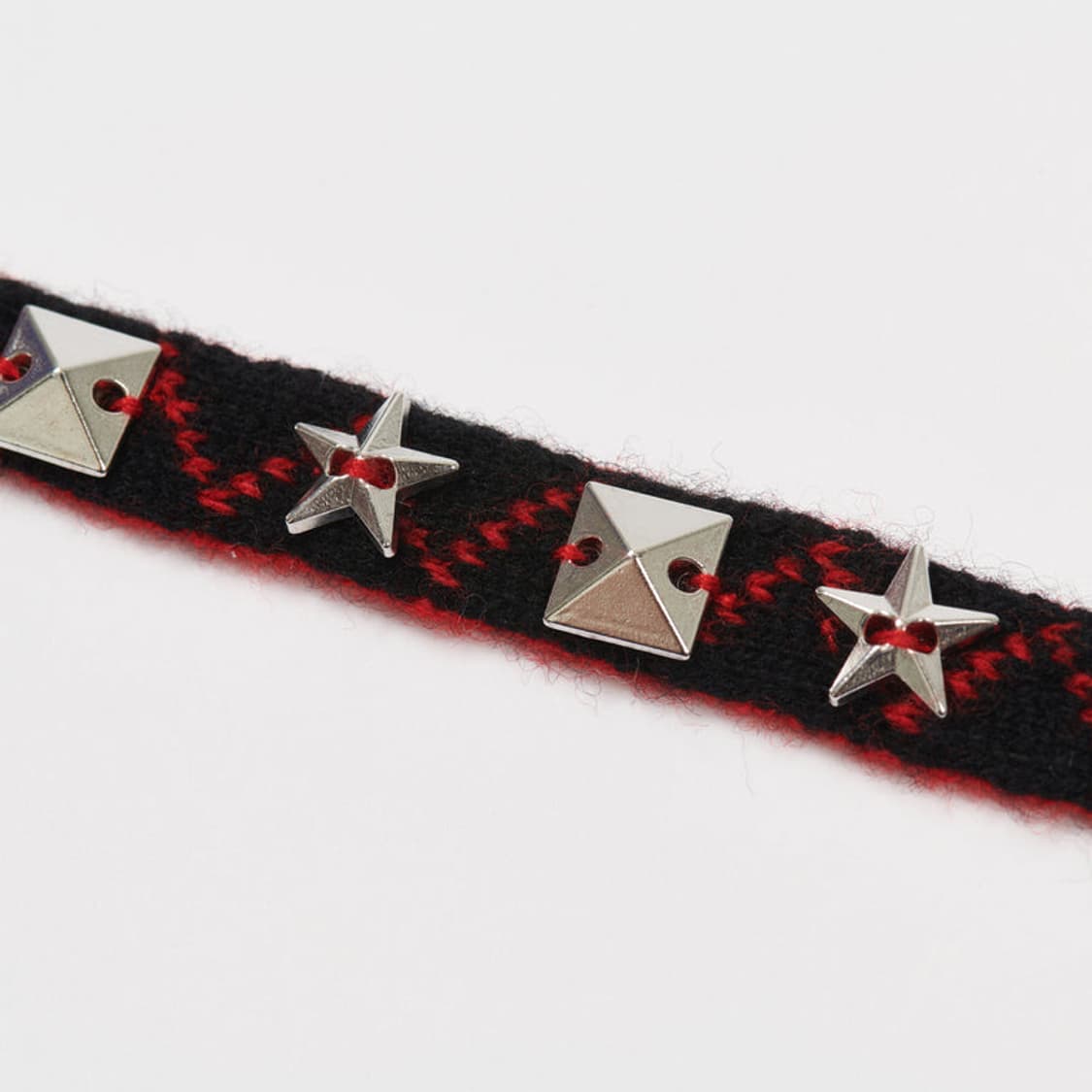 팔라스 X 비비안웨스트우드 ORB 니트 이어플랩 비니 레드 타탄체크 상품이미지4