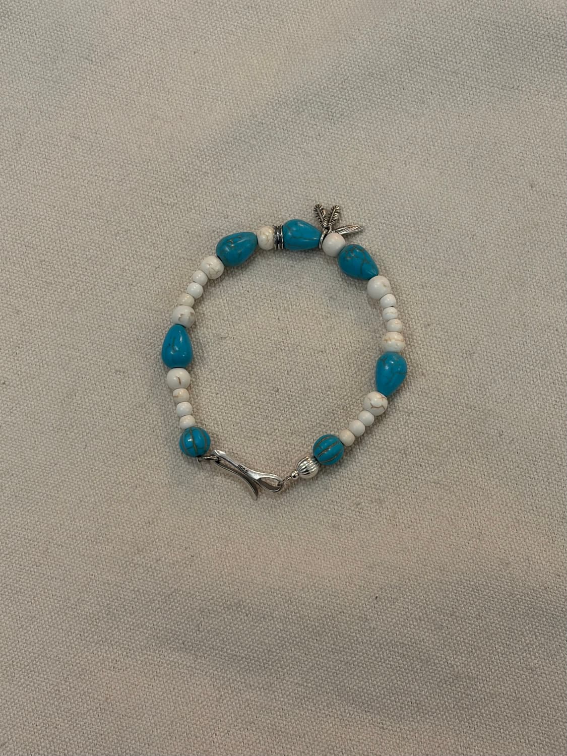Turquoise Feather Bracelet 상품이미지5