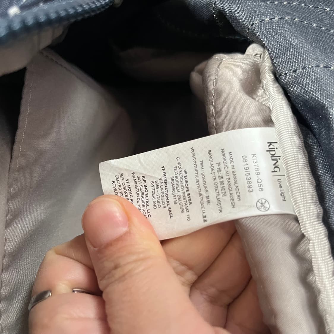 키플링 블랙 패턴 백팩 상품이미지6