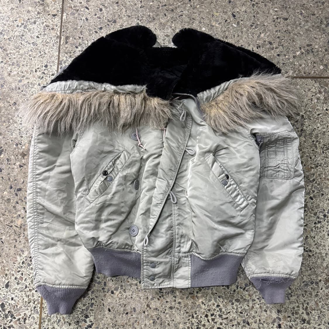 [M] 90s Alpha industries N2B 항공 점퍼 상품이미지4