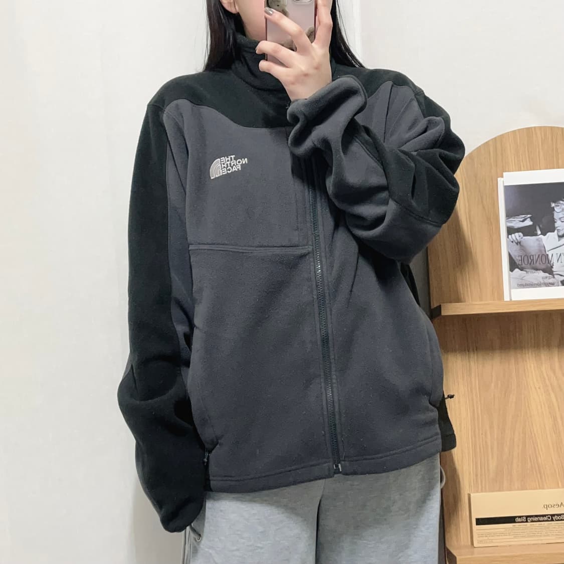 [정품] 노스페이스 챠콜 후리스 [ L ] 상품이미지2