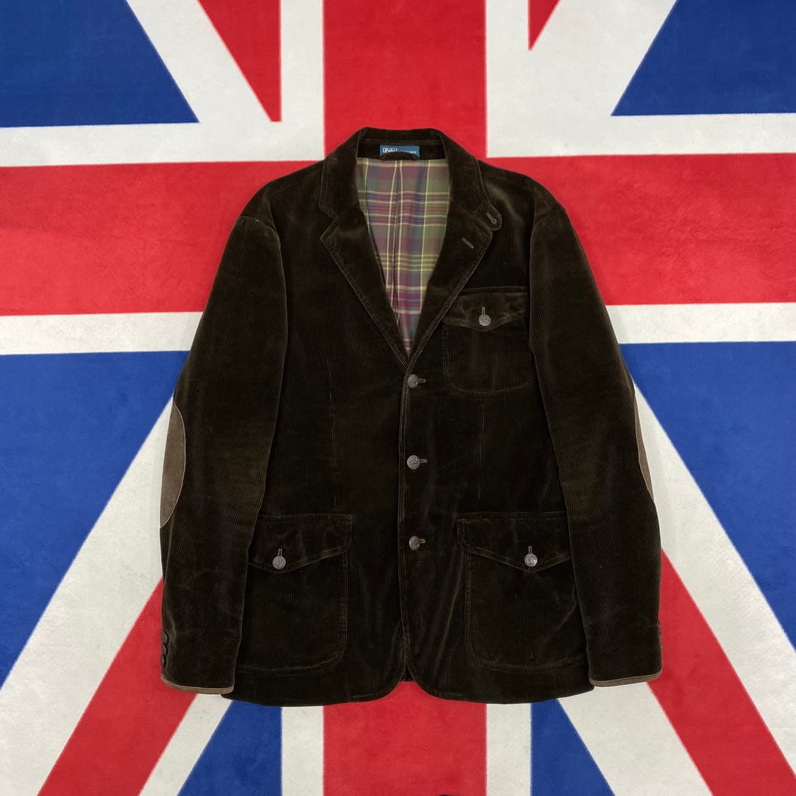 폴로 코듀로이 블레이져 40R 실측 100 상품이미지1