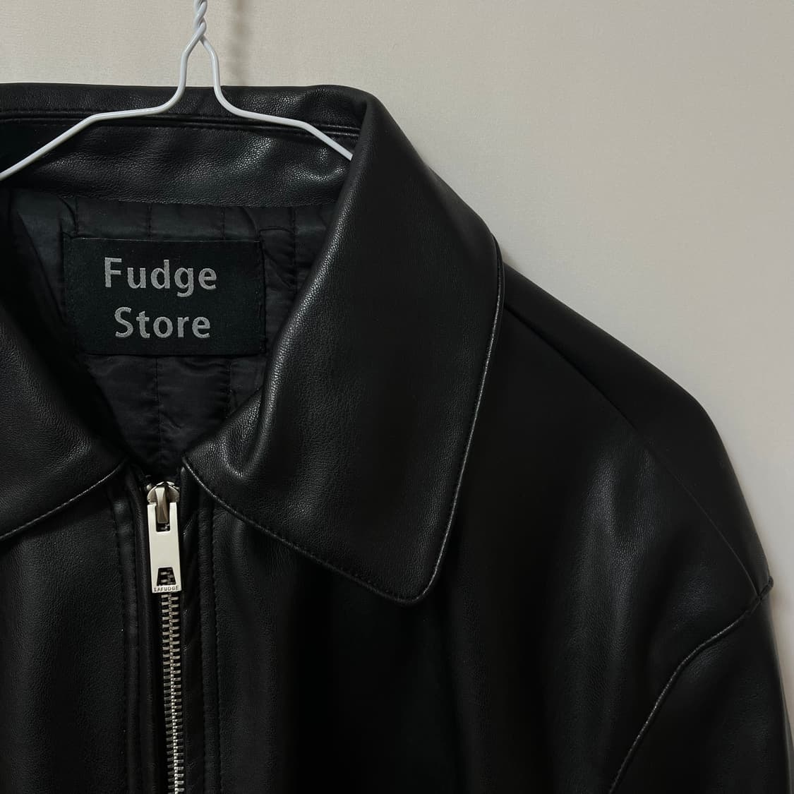 라퍼지스토어 크롭 레더 가죽 자켓 M/95 상품이미지3