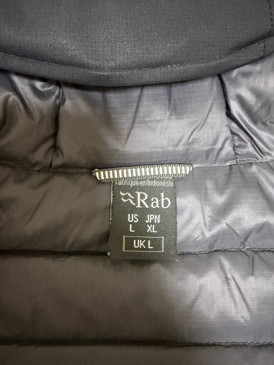 랩 Rab 마이크로라이트 윈드스토퍼 알파인 후디 다운 블랙 L 상품이미지5
