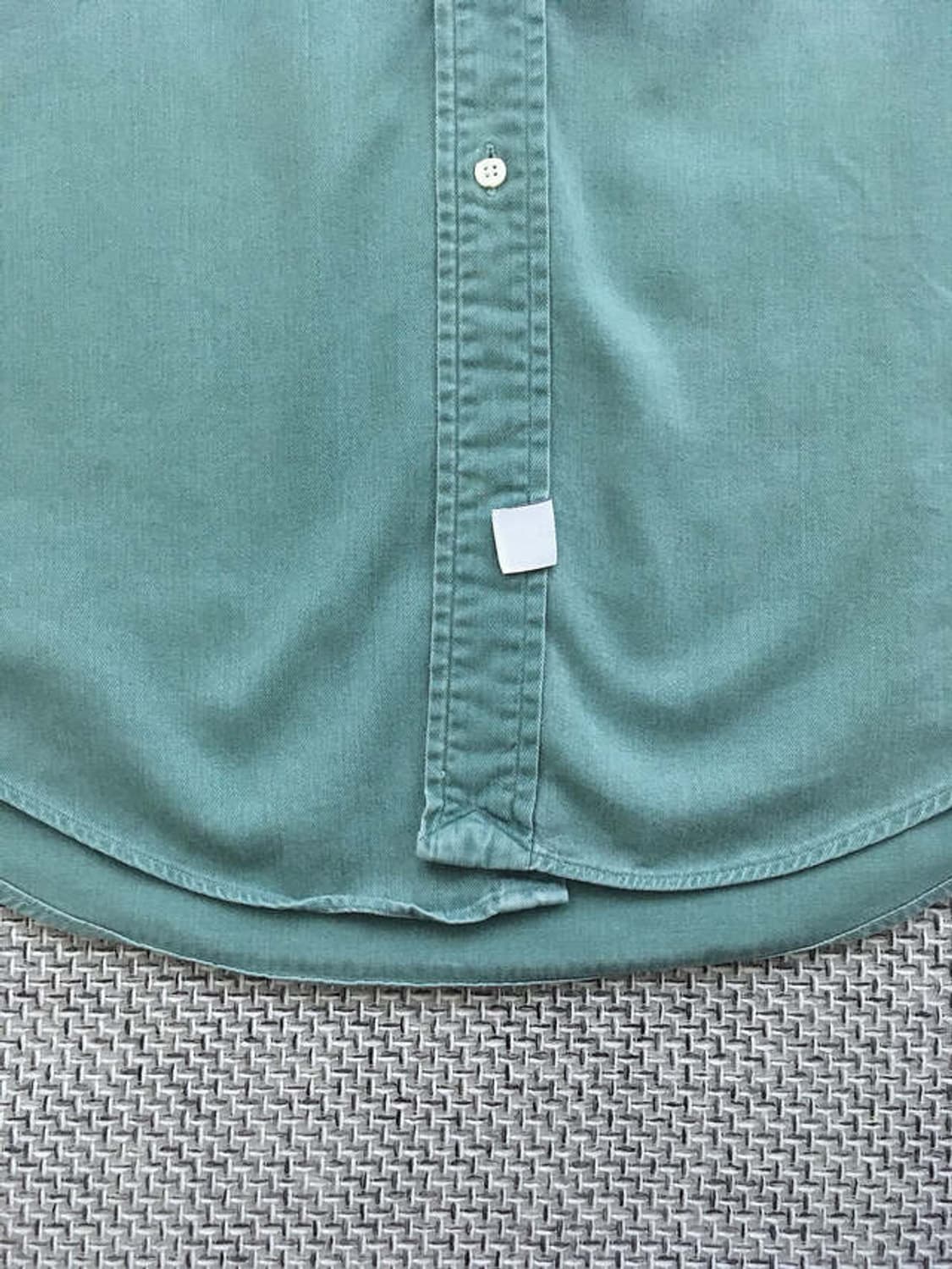 USA made faded emerald cotton b.d shirts 상품이미지4