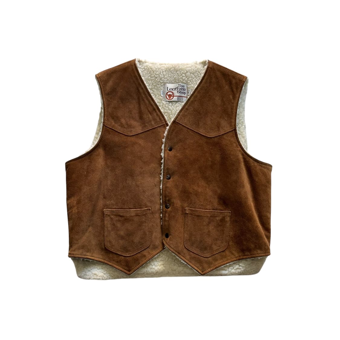 [105] 70's Sears 시어스 레더 베스트 조끼 상품이미지1