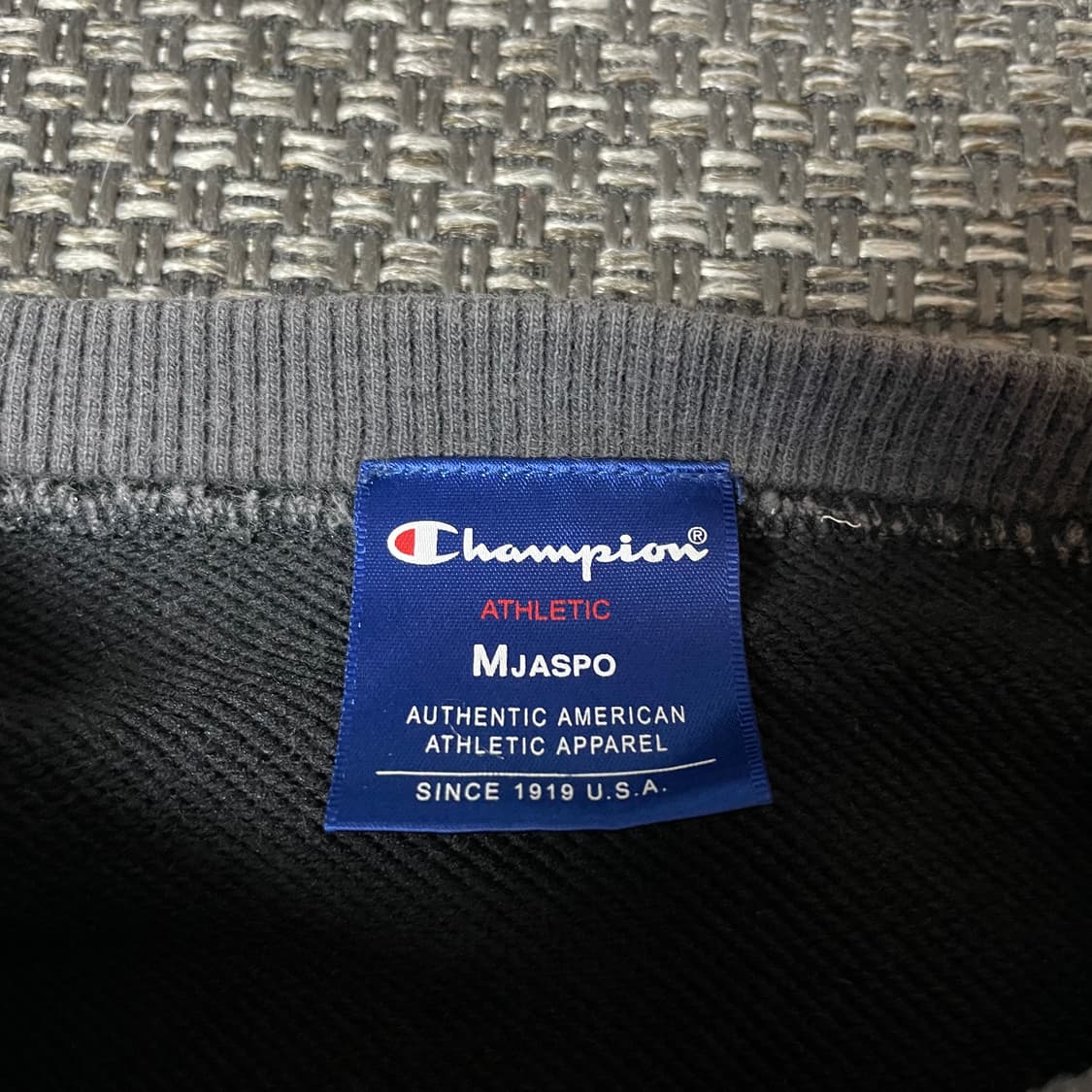 챔피온 블랙 바스켓볼 로고 맨투맨 상품이미지4